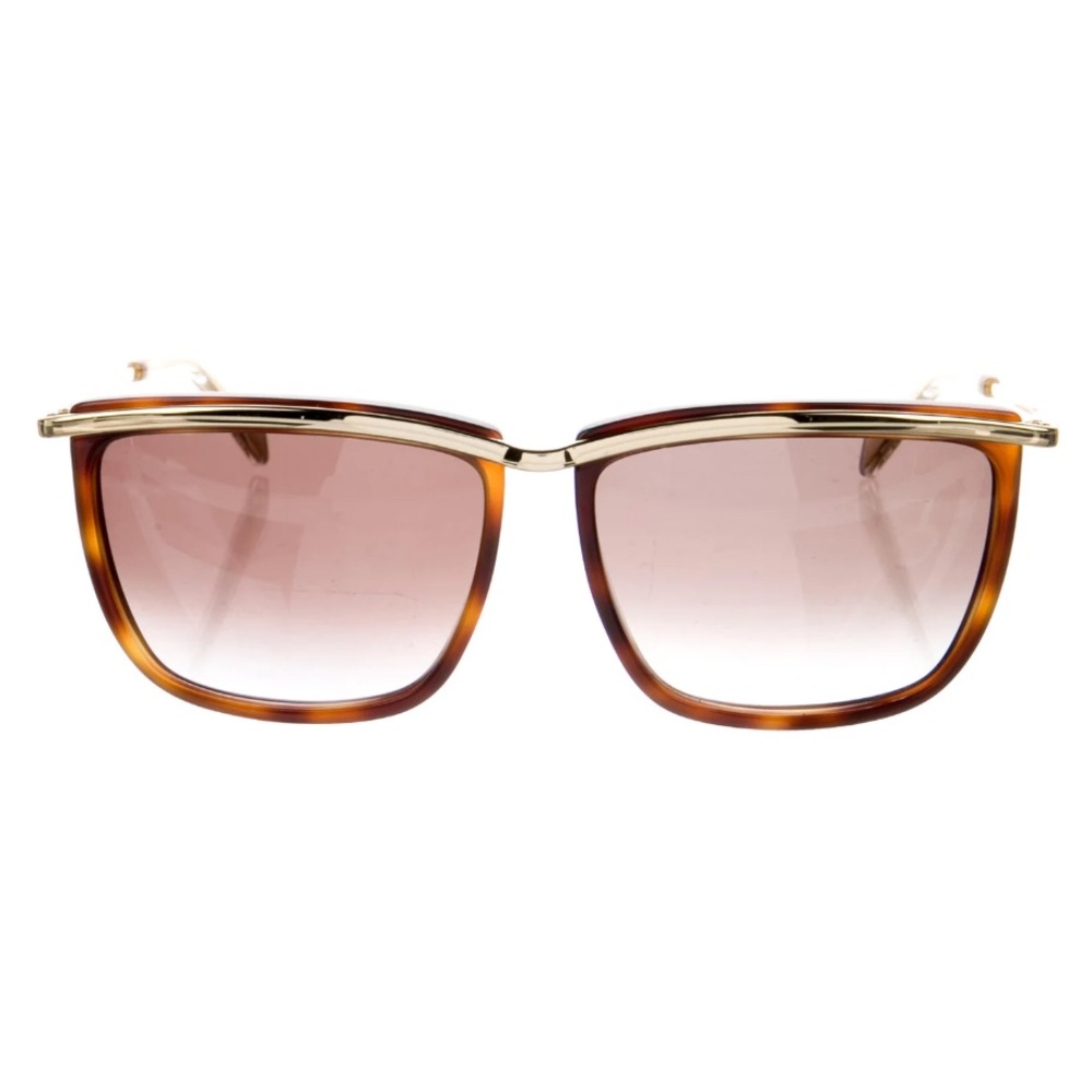 NWOT Celine Tortoiseshell and Gold Sunglasses